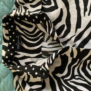 Jones New York Collection fitted cotton blouse XL